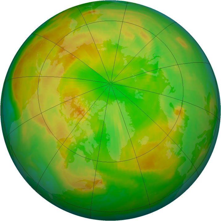 Arctic ozone map for 26 May 2000